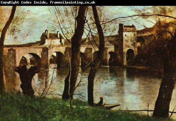 Jean-Baptiste-Camille Corot The Bridge at Mantes
